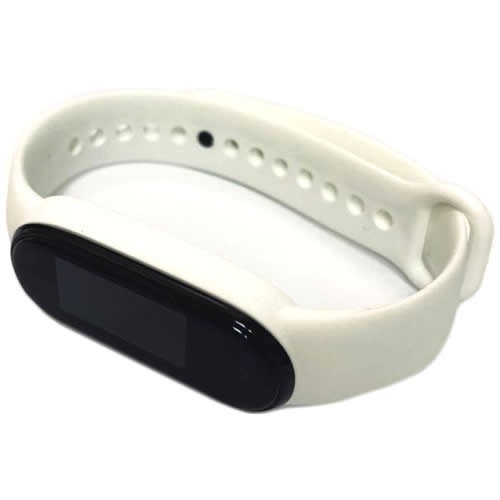 Силиконовый браслет для Xiaomi Mi Band 5 (Белый) 2