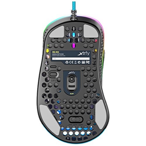 Проводная мышь Xtrfy M4 RGB USB оптическая Blue (Голубая) 2