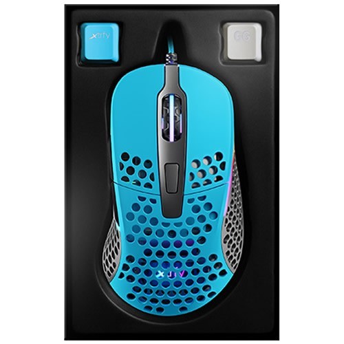 Проводная мышь Xtrfy M4 RGB USB оптическая Blue (Голубая) 8