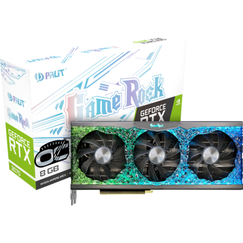 Видеокарта Palit GeForce RTX 3070 GameRock OC 8GB (NE63070H19P2-1040G) EAC 8