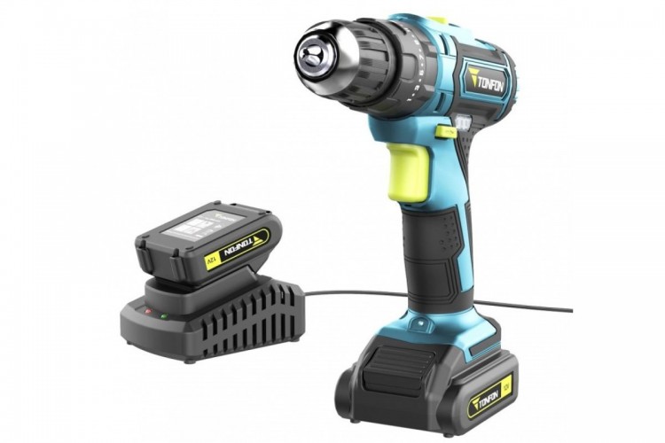 Ударная аккумуляторная дрель-шуруповерт Xiaomi Tonfon Impact Drill 2 А·ч 12 В х1 кейс 25 Н·м 2