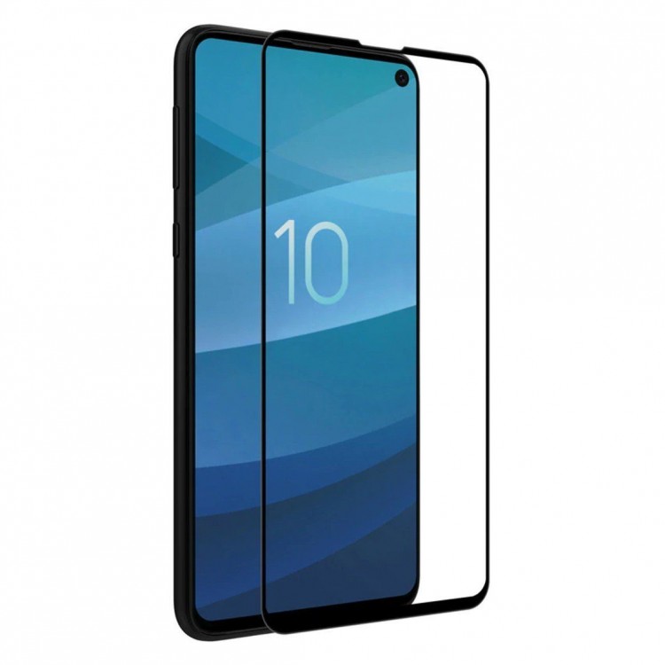 Защитное стекло для Samsung Galaxy S10 5D черное 1