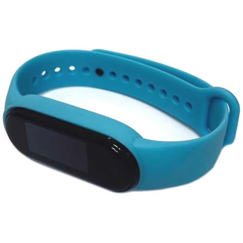 Силиконовый браслет для Xiaomi Mi Band 5 (Голубой) 2