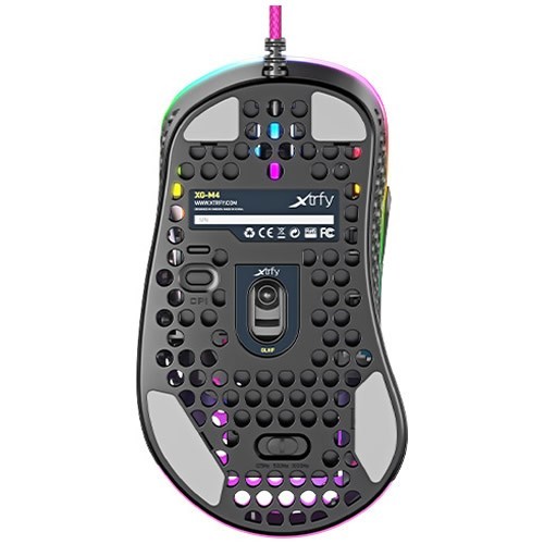 Проводная мышь Xtrfy M4 RGB USB оптическая Pink (Розовая) 2