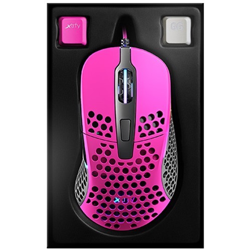 Проводная мышь Xtrfy M4 RGB USB оптическая Pink (Розовая) 8