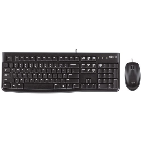 Комплект проводной Logitech MK120 Desktop USB Black (Черный) 1