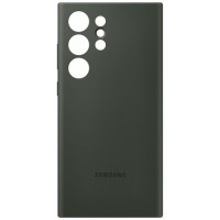 Клип-кейс Silicone Case для Samsung Galaxy S23 Ultra (Темно-зеленый)