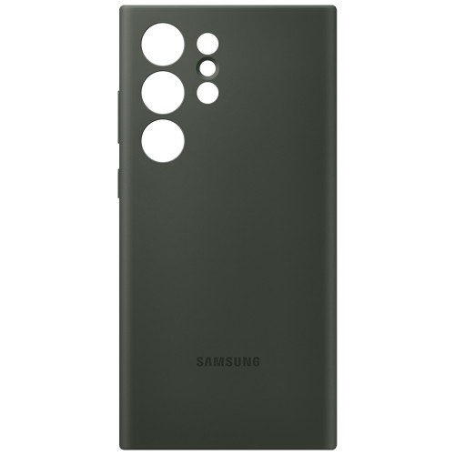 Клип-кейс Silicone Case для Samsung Galaxy S23 Ultra (Темно-зеленый) 1