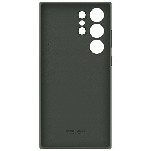 Клип-кейс Silicone Case для Samsung Galaxy S23 Ultra (Темно-зеленый) 2
