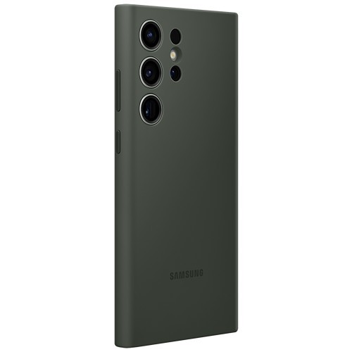 Клип-кейс Silicone Case для Samsung Galaxy S23 Ultra (Темно-зеленый) 3