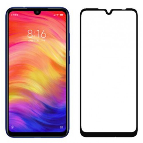 Защитное стекло для Xiaomi Redmi Note 7 6D Черное 1