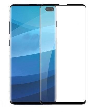 Защитное стекло для Samsung Galaxy S10+ 5D черное 1