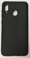 Силиконовая накладка для Samsung Galaxy A30 (Черная)