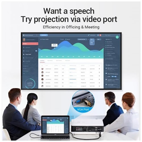 Многофункциональная док-станция Vention USB Type-C Universal Dock (THEBC) Gray (Серый) 7