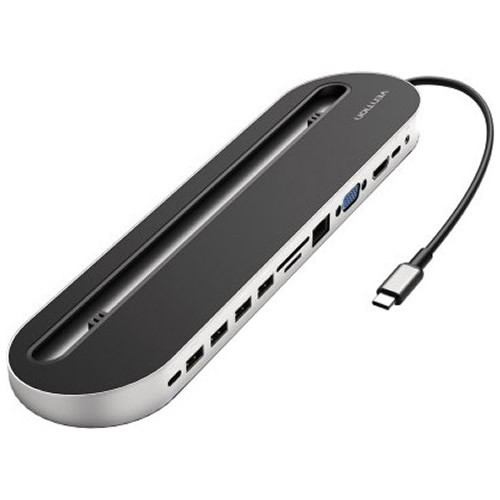 Многофункциональная док-станция Vention USB Type-C Universal Dock (THEBC) Gray (Серый) 1