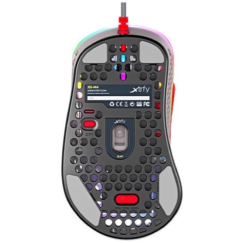 Проводная мышь Xtrfy M4 RGB USB оптическая Retro 2