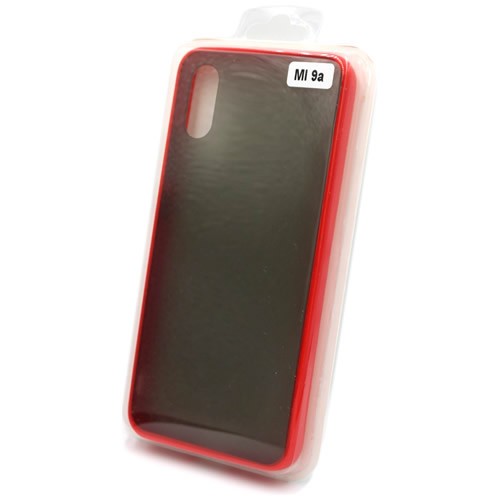 Силиконовая накладка для Xiaomi Redmi 9A Skin Feeling (Красная рамка) 2