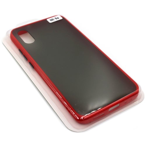Силиконовая накладка для Xiaomi Redmi 9A Skin Feeling (Красная рамка) 3