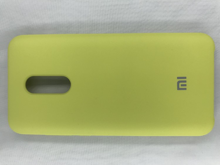 Чехол накладка с логотипом Mi для Xiaomi redmi 5 Plus Салатовый 1