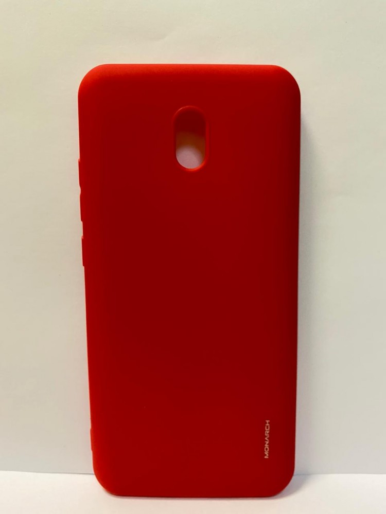 Силиконовая накладка для xiaomi redmi 8А (Красная) MONARCH 1