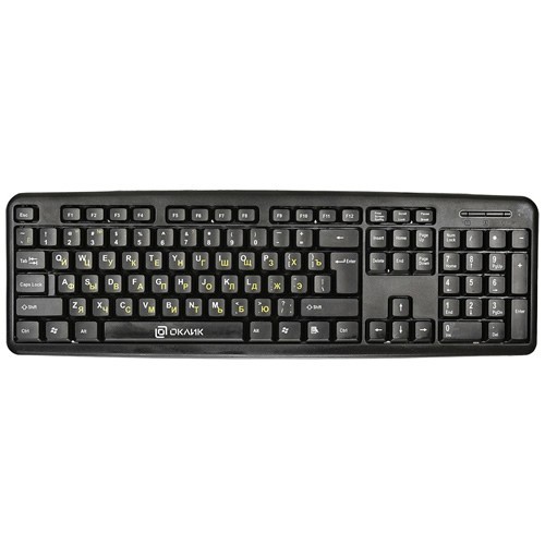 Клавиатура Oklick 130M USB Black (Черный) EAC 1