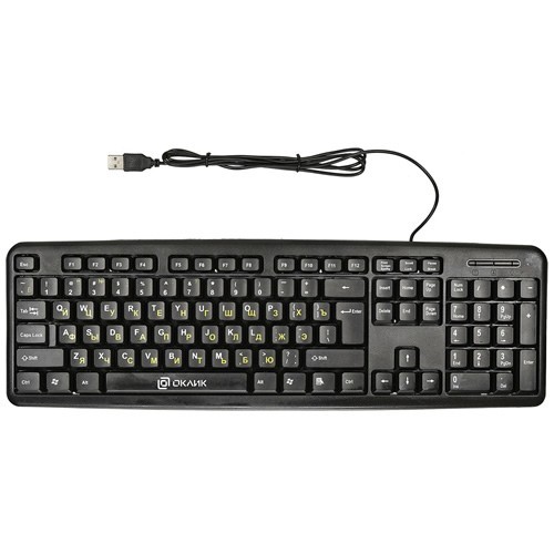 Клавиатура Oklick 130M USB Black (Черный) EAC 2