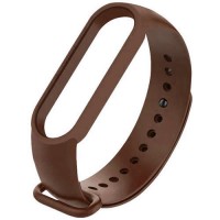 Силиконовый браслет для Xiaomi Mi Band 5 (Коричневый)