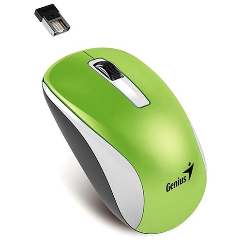 Беспроводная мышь Genius NX-7010 USB оптическая Green (Зеленая) 2