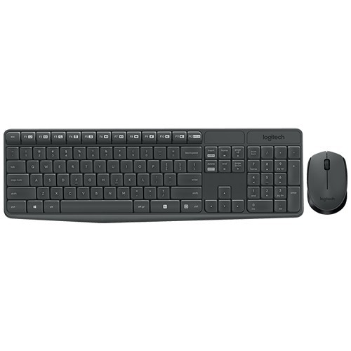 Комплект беспроводной Logitech MK235 Wireless Desktop USB Black (Черный) 1