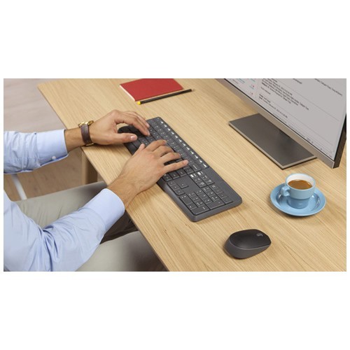 Комплект беспроводной Logitech MK235 Wireless Desktop USB Black (Черный) 7
