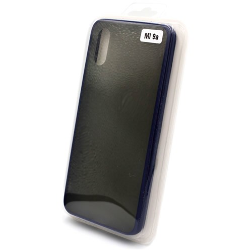 Силиконовая накладка для Xiaomi Redmi 9A Skin Feeling (Синяя рамка) 2