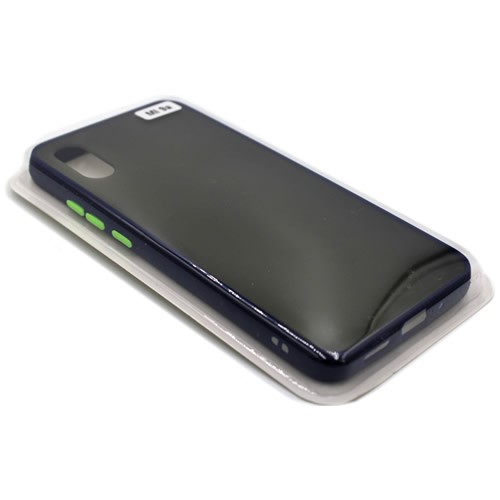 Силиконовая накладка для Xiaomi Redmi 9A Skin Feeling (Синяя рамка) 3