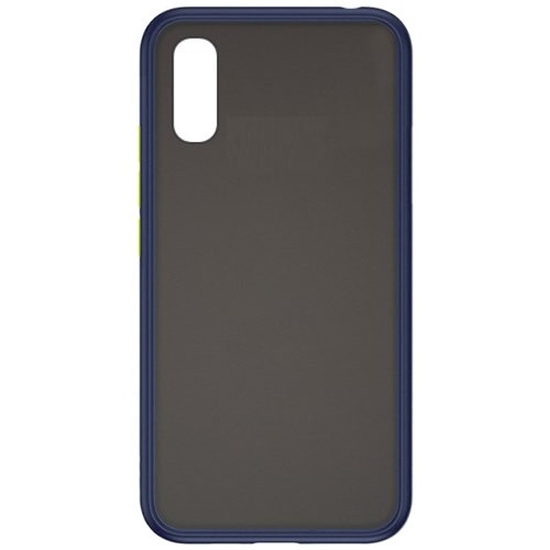 Силиконовая накладка для Xiaomi Redmi 9A Skin Feeling (Синяя рамка) 1