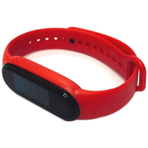 Силиконовый браслет для Xiaomi Mi Band 5 (Красный) 2