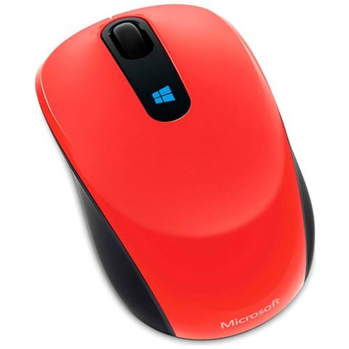 Беспроводная мышь Microsoft Sculpt Mobile Mouse USB оптическая (43U-00026) Red (Красная) 3