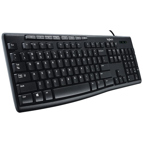 Клавиатура Logitech K200 Keyboard USB Black (Черная) 2