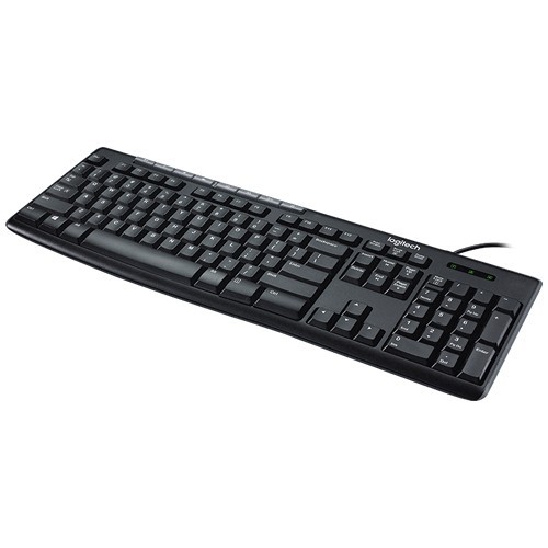 Клавиатура Logitech K200 Keyboard USB Black (Черная) 4