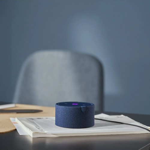 Умная колонка Яндекс Новая Станция Мини (без часов) Blue (Синий сапфир) EAC 3