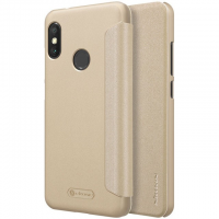 Nillkin Sparkle Leather Case чехол-книжка для Xiaomi Mi A2 lite/6 pro (золотая)