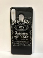 Силиконовая накладка для Samsung Galaxy A20 Цветная (Винил)