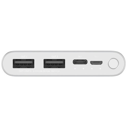 Аккумулятор Xiaomi Mi Power Bank 3 10000 mA/h PLM13ZM Silver (Серебристый) EAC 4