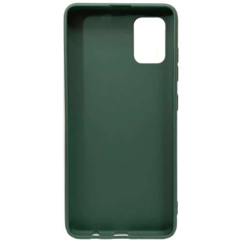 Силиконовая накладка для Samsung Galaxy A31 Monarch Green (Зеленая) 2