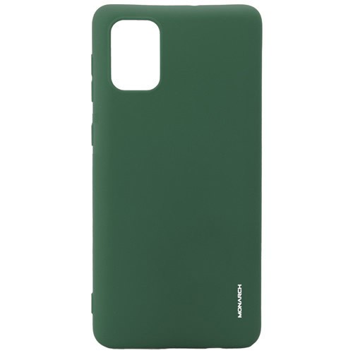 Силиконовая накладка для Samsung Galaxy A31 Monarch Green (Зеленая) 1