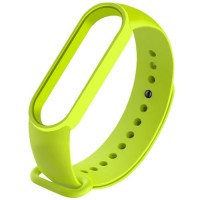 Силиконовый браслет для Xiaomi Mi Band 5 (Лайм)