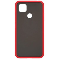 Силиконовая накладка для Xiaomi Redmi 9C Skin Feeling (Красная рамка)