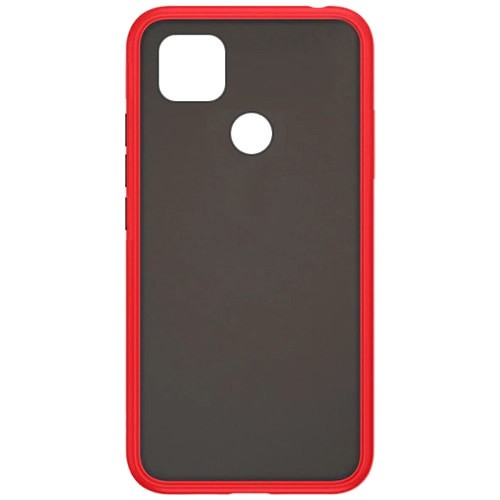 Силиконовая накладка для Xiaomi Redmi 9C Skin Feeling (Красная рамка) 1
