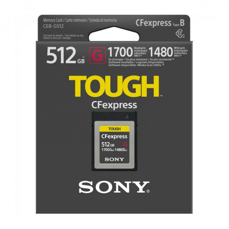 Карта памяти Sony CFexpress Type B 512Gb (CEB-G512) 2