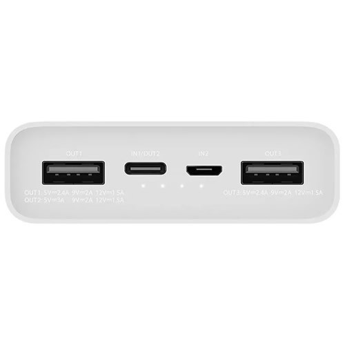 Аккумулятор Xiaomi Mi Power Bank 3 20000 mA/h PLM18ZM White (Белый) 3