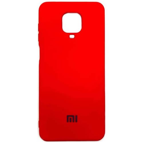 Силиконовая накладка для Xiaomi Redmi Note 9S Red (Красная) 1