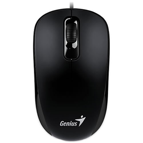 Проводная мышь Genius DX-110 USB оптическая Black (Черная) 1